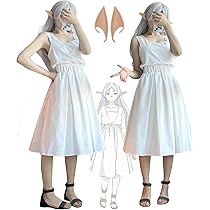 葬送のフリーレン 衣装 コスプレ ウィッグ フル セット 杖 フリーレン 葬送のフリーレン コスプレ 衣装+杖セット ウィッグ付き - メルカリ
